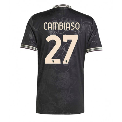 Juventus Andrea Cambiaso #27 Alternativní Dres 2025-26 Krátkým Rukávem Juventus Andrea Cambiaso #27 Alternativní Dres 2025-26 Krátkým Rukávem