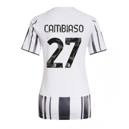 Juventus Andrea Cambiaso #27 Domácí Dres pro Dámy 2025-26 Krátkým Rukávem Juventus Andrea Cambiaso #27 Domácí Dres pro Dámy 2025-26 Krátkým Rukávem