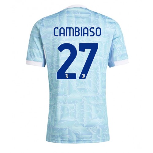 Juventus Andrea Cambiaso #27 Venkovní Dres 2025-26 Krátkým Rukávem Juventus Andrea Cambiaso #27 Venkovní Dres 2025-26 Krátkým Rukávem