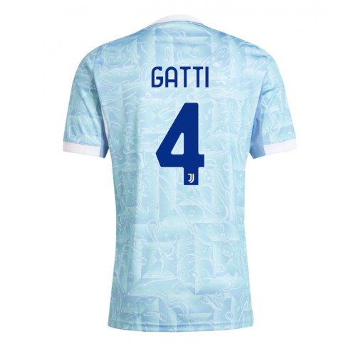 Juventus Federico Gatti #4 Venkovní Dres 2025-26 Krátkým Rukávem Juventus Federico Gatti #4 Venkovní Dres 2025-26 Krátkým Rukávem