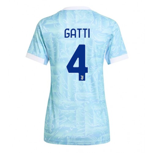 Juventus Federico Gatti #4 Venkovní Dres pro Dámy 2025-26 Krátkým Rukávem Juventus Federico Gatti #4 Venkovní Dres pro Dámy 2025-26 Krátkým Rukávem