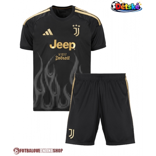 Juventus Gleison Bremer #3 Alternativní dres komplet pro Děti 2026-27 Krátkým Rukávem (+ Krátké kalhoty)