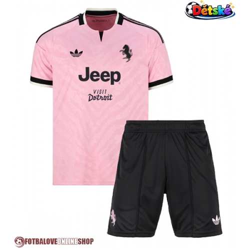 Juventus Gleison Bremer #3 Venkovní dres komplet pro Děti 2026-27 Krátkým Rukávem (+ Krátké kalhoty)