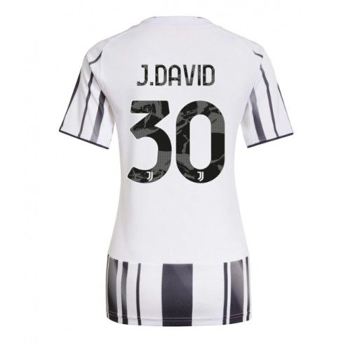 Juventus Jonathan David #30 Domácí Dres pro Dámy 2025-26 Krátkým Rukávem Juventus Jonathan David #30 Domácí Dres pro Dámy 2025-26 Krátkým Rukávem