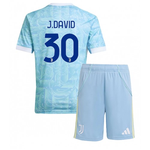 Juventus Jonathan David #30 Venkovní dres komplet pro Děti 2025-26 Krátkým Rukávem (+ Krátké kalhoty) Juventus Jonathan David #30 Venkovní dres komplet pro Děti 2025-26 Krátkým Rukávem (+ Krátké kalhoty)