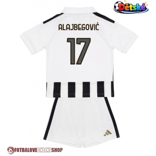 Juventus Kerim Alajbegovic #17 Domácí dres komplet pro Děti 2026-27 Krátkým Rukávem (+ Krátké kalhoty)