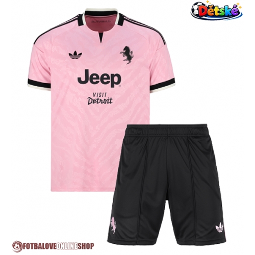 Juventus Kerim Alajbegovic #17 Venkovní dres komplet pro Děti 2026-27 Krátkým Rukávem (+ Krátké kalhoty)