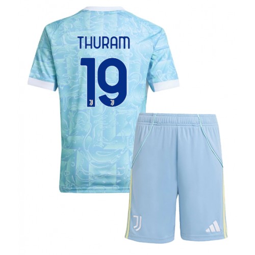 Juventus Khephren Thuram #19 Venkovní dres komplet pro Děti 2025-26 Krátkým Rukávem (+ Krátké kalhoty) Juventus Khephren Thuram #19 Venkovní dres komplet pro Děti 2025-26 Krátkým Rukávem (+ Krátké kalhoty)