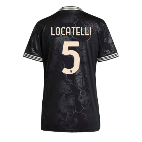 Juventus Manuel Locatelli #5 Alternativní Dres pro Dámy 2025-26 Krátkým Rukávem Juventus Manuel Locatelli #5 Alternativní Dres pro Dámy 2025-26 Krátkým Rukávem