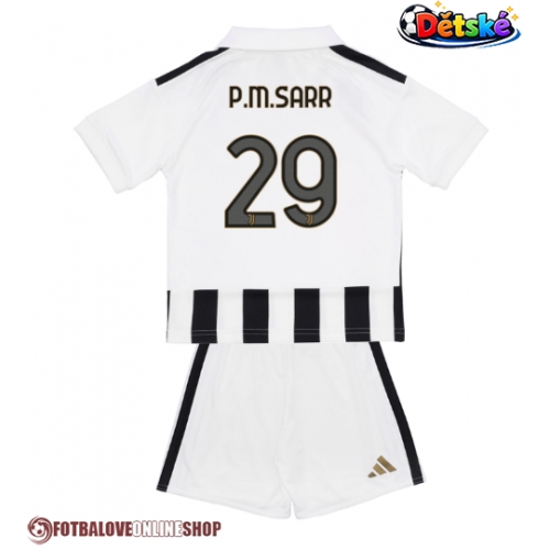 Juventus Pape Matar Sarr #29 Domácí dres komplet pro Děti 2026-27 Krátkým Rukávem (+ Krátké kalhoty)