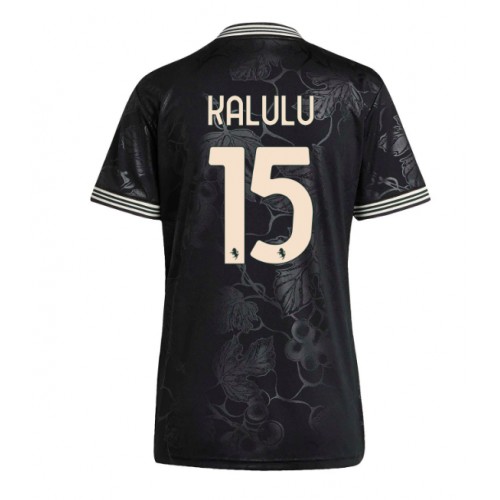 Juventus Pierre Kalulu #15 Alternativní Dres pro Dámy 2025-26 Krátkým Rukávem Juventus Pierre Kalulu #15 Alternativní Dres pro Dámy 2025-26 Krátkým Rukávem