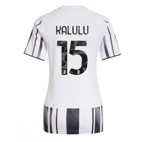 Juventus Pierre Kalulu #15 Domácí Dres pro Dámy 2025-26 Krátkým Rukávem Juventus Pierre Kalulu #15 Domácí Dres pro Dámy 2025-26 Krátkým Rukávem