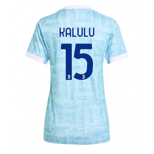 Juventus Pierre Kalulu #15 Venkovní Dres pro Dámy 2025-26 Krátkým Rukávem Juventus Pierre Kalulu #15 Venkovní Dres pro Dámy 2025-26 Krátkým Rukávem