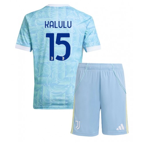 Juventus Pierre Kalulu #15 Venkovní dres komplet pro Děti 2025-26 Krátkým Rukávem (+ Krátké kalhoty) Juventus Pierre Kalulu #15 Venkovní dres komplet pro Děti 2025-26 Krátkým Rukávem (+ Krátké kalhoty)