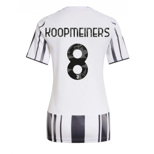Juventus Teun Koopmeiners #8 Domácí Dres pro Dámy 2025-26 Krátkým Rukávem Juventus Teun Koopmeiners #8 Domácí Dres pro Dámy 2025-26 Krátkým Rukávem