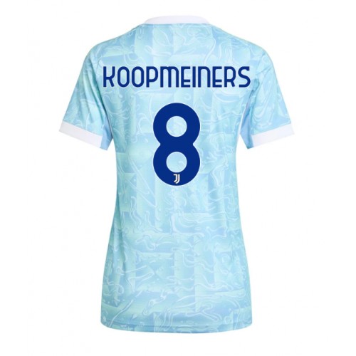 Juventus Teun Koopmeiners #8 Venkovní Dres pro Dámy 2025-26 Krátkým Rukávem Juventus Teun Koopmeiners #8 Venkovní Dres pro Dámy 2025-26 Krátkým Rukávem