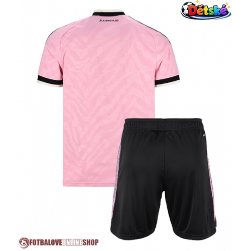 Juventus Venkovní dres komplet pro Děti 2026-27 Krátkým Rukávem (+ Krátké kalhoty)