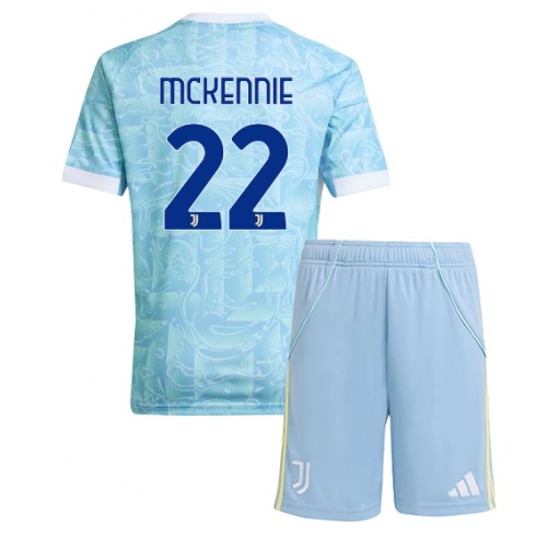 Juventus Weston McKennie #22 Venkovní dres komplet pro Děti 2025-26 Krátkým Rukávem (+ Krátké kalhoty) Juventus Weston McKennie #22 Venkovní dres komplet pro Děti 2025-26 Krátkým Rukávem (+ Krátké kalhoty)