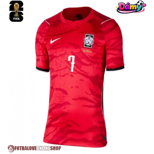 Korejská republika Son Heung-min #7 Domácí Dres pro Dámy MS 2026 Krátkým Rukávem