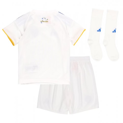 Leeds United Domácí dres komplet pro Děti 2025-26 Krátkým Rukávem (+ Krátké kalhoty)