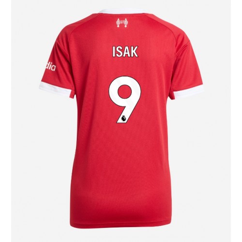Liverpool Alexander Isak #9 Domácí Dres pro Dámy 2025-26 Krátkým Rukávem Liverpool Alexander Isak #9 Domácí Dres pro Dámy 2025-26 Krátkým Rukávem