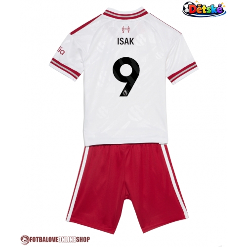 Liverpool Alexander Isak #9 Venkovní dres komplet pro Děti 2026-27 Krátkým Rukávem (+ Krátké kalhoty)