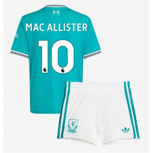 Liverpool Alexis Mac Allister #10 Alternativní dres komplet pro Děti 2025-26 Krátkým Rukávem (+ Krátké kalhoty) Liverpool Alexis Mac Allister #10 Alternativní dres komplet pro Děti 2025-26 Krátkým Rukávem (+ Krátké kalhoty)