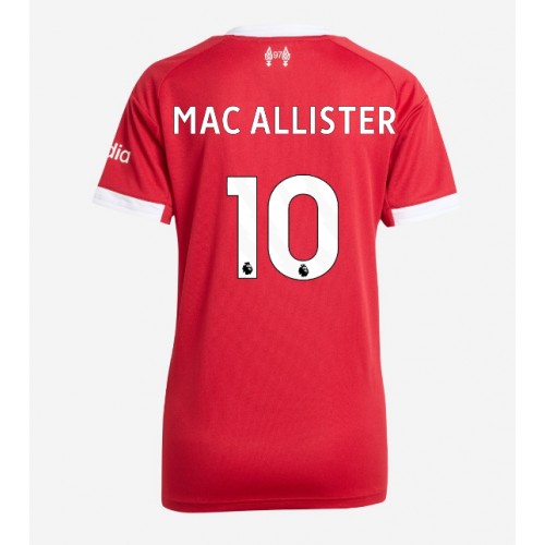 Liverpool Alexis Mac Allister #10 Domácí Dres pro Dámy 2025-26 Krátkým Rukávem Liverpool Alexis Mac Allister #10 Domácí Dres pro Dámy 2025-26 Krátkým Rukávem