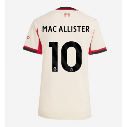 Liverpool Alexis Mac Allister #10 Venkovní Dres pro Dámy 2025-26 Krátkým Rukávem Liverpool Alexis Mac Allister #10 Venkovní Dres pro Dámy 2025-26 Krátkým Rukávem