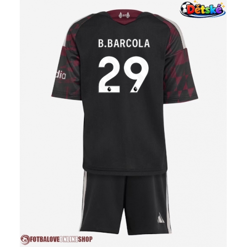 Liverpool Bradley Barcola #29 Alternativní dres komplet pro Děti 2026-27 Krátkým Rukávem (+ Krátké kalhoty)