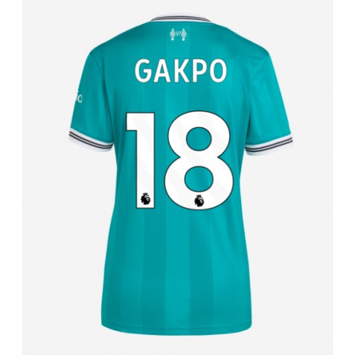 Liverpool Cody Gakpo #18 Alternativní Dres pro Dámy 2025-26 Krátkým Rukávem Liverpool Cody Gakpo #18 Alternativní Dres pro Dámy 2025-26 Krátkým Rukávem