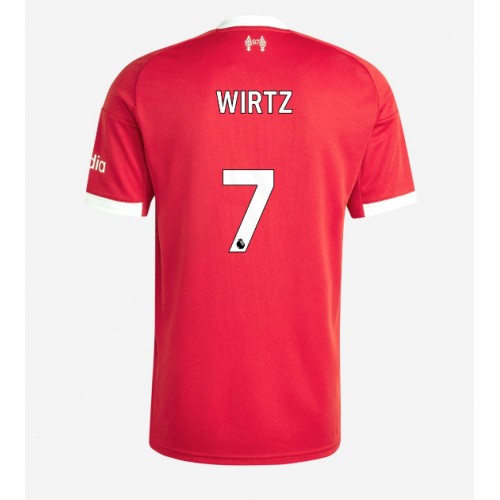 Liverpool Florian Wirtz #7 Domácí Dres 2025-26 Krátkým Rukávem Liverpool Florian Wirtz #7 Domácí Dres 2025-26 Krátkým Rukávem