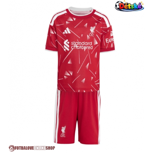Liverpool Florian Wirtz #7 Domácí dres komplet pro Děti 2026-27 Krátkým Rukávem (+ Krátké kalhoty)