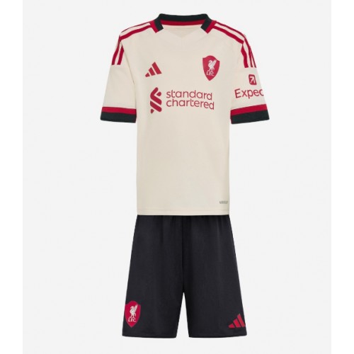 Liverpool Florian Wirtz #7 Venkovní dres komplet pro Děti 2025-26 Krátkým Rukávem (+ Krátké kalhoty) Liverpool Florian Wirtz #7 Venkovní dres komplet pro Děti 2025-26 Krátkým Rukávem (+ Krátké kalhoty)