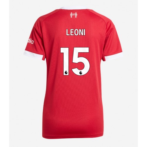 Liverpool Giovanni Leoni #15 Domácí Dres pro Dámy 2025-26 Krátkým Rukávem Liverpool Giovanni Leoni #15 Domácí Dres pro Dámy 2025-26 Krátkým Rukávem