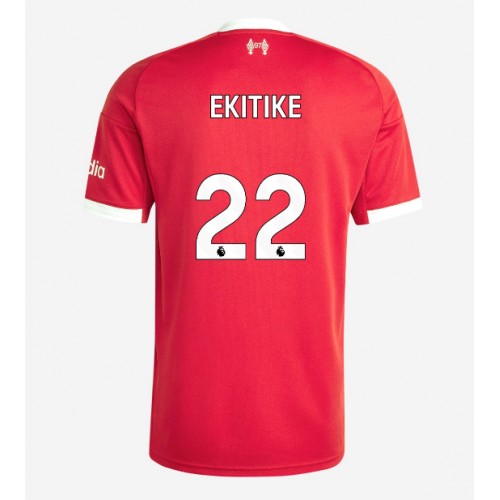 Liverpool Hugo Ekitike #22 Domácí Dres 2025-26 Krátkým Rukávem Liverpool Hugo Ekitike #22 Domácí Dres 2025-26 Krátkým Rukávem