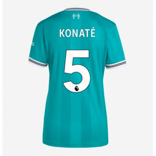Liverpool Ibrahima Konate #5 Alternativní Dres pro Dámy 2025-26 Krátkým Rukávem Liverpool Ibrahima Konate #5 Alternativní Dres pro Dámy 2025-26 Krátkým Rukávem