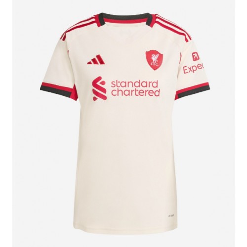 Liverpool Jeremie Frimpong #30 Venkovní Dres pro Dámy 2025-26 Krátkým Rukávem Liverpool Jeremie Frimpong #30 Venkovní Dres pro Dámy 2025-26 Krátkým Rukávem