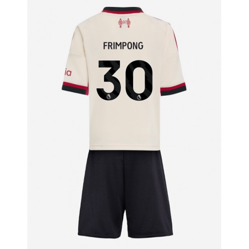Liverpool Jeremie Frimpong #30 Venkovní dres komplet pro Děti 2025-26 Krátkým Rukávem (+ Krátké kalhoty) Liverpool Jeremie Frimpong #30 Venkovní dres komplet pro Děti 2025-26 Krátkým Rukávem (+ Krátké kalhoty)