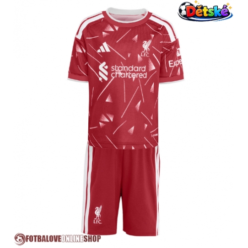 Liverpool Milos Kerkez #6 Domácí dres komplet pro Děti 2026-27 Krátkým Rukávem (+ Krátké kalhoty)