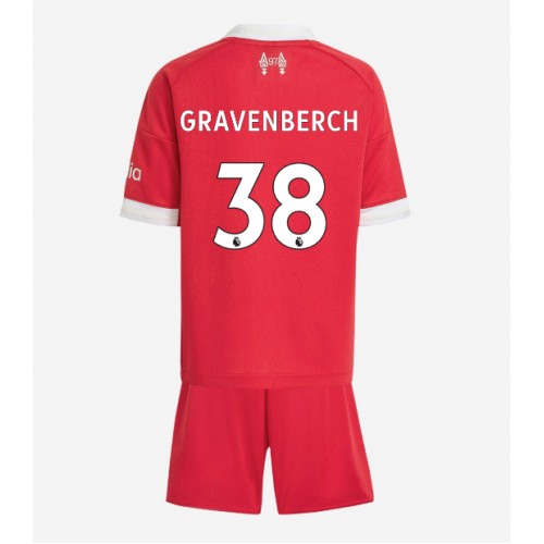 Liverpool Ryan Gravenberch #38 Domácí dres komplet pro Děti 2025-26 Krátkým Rukávem (+ Krátké kalhoty) Liverpool Ryan Gravenberch #38 Domácí dres komplet pro Děti 2025-26 Krátkým Rukávem (+ Krátké kalhoty)