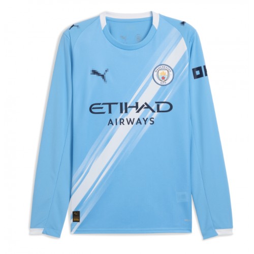 Manchester City Domácí Dres 2025-26 Dlouhým Rukávem Manchester City Domácí Dres 2025-26 Dlouhým Rukávem