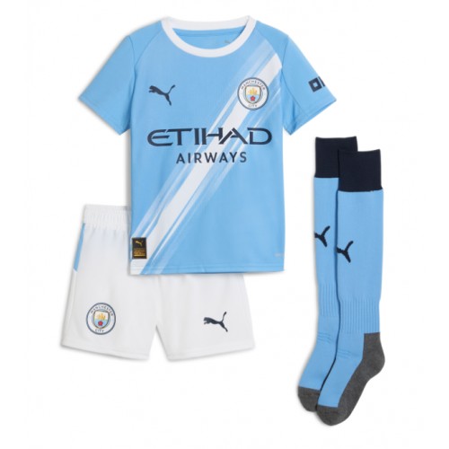 Manchester City Erling Haaland #9 Domácí dres komplet pro Děti 2025-26 Krátkým Rukávem (+ Krátké kalhoty) Manchester City Erling Haaland #9 Domácí dres komplet pro Děti 2025-26 Krátkým Rukávem (+ Krátké kalhoty)