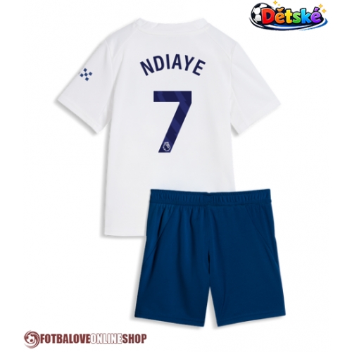 Manchester City Iliman Ndiaye #7 Alternativní dres komplet pro Děti 2026-27 Krátkým Rukávem (+ Krátké kalhoty)