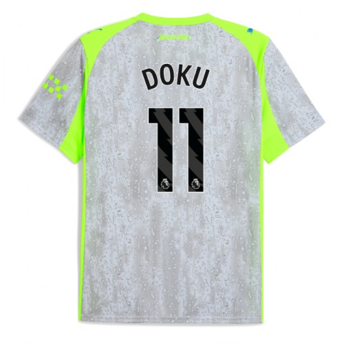 Manchester City Jeremy Doku #11 Alternativní Dres 2025-26 Krátkým Rukávem Manchester City Jeremy Doku #11 Alternativní Dres 2025-26 Krátkým Rukávem