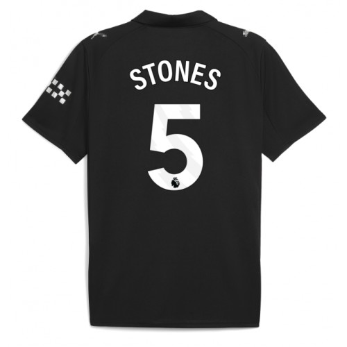 Manchester City John Stones #5 Venkovní Dres 2025-26 Krátkým Rukávem Manchester City John Stones #5 Venkovní Dres 2025-26 Krátkým Rukávem