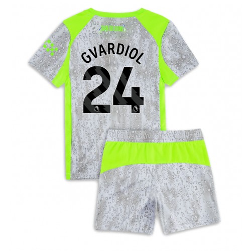 Manchester City Josko Gvardiol #24 Alternativní dres komplet pro Děti 2025-26 Krátkým Rukávem (+ Krátké kalhoty) Manchester City Josko Gvardiol #24 Alternativní dres komplet pro Děti 2025-26 Krátkým Rukávem (+ Krátké kalhoty)