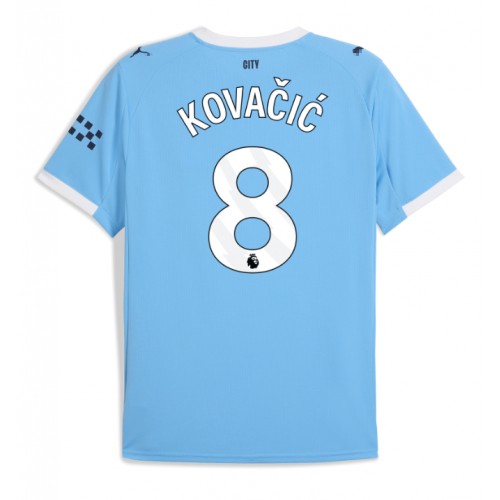 Manchester City Mateo Kovacic #8 Domácí Dres 2025-26 Krátkým Rukávem Manchester City Mateo Kovacic #8 Domácí Dres 2025-26 Krátkým Rukávem