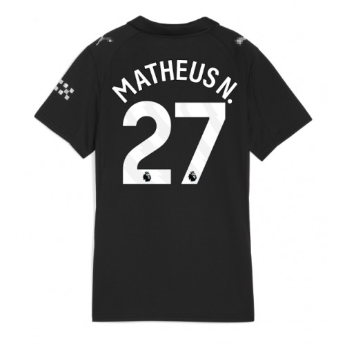 Manchester City Matheus Nunes #27 Venkovní Dres pro Dámy 2025-26 Krátkým Rukávem Manchester City Matheus Nunes #27 Venkovní Dres pro Dámy 2025-26 Krátkým Rukávem