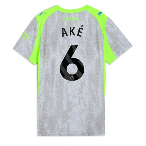 Manchester City Nathan Ake #6 Alternativní Dres pro Dámy 2025-26 Krátkým Rukávem Manchester City Nathan Ake #6 Alternativní Dres pro Dámy 2025-26 Krátkým Rukávem